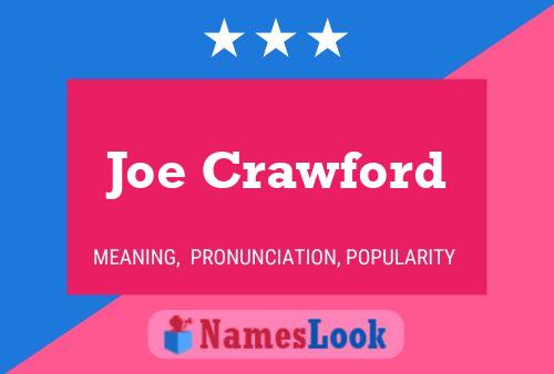 Poster del nome Joe Crawford