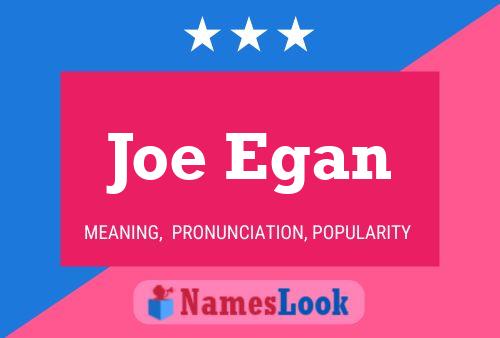 Poster del nome Joe Egan