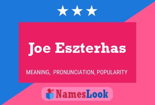 Poster del nome Joe Eszterhas