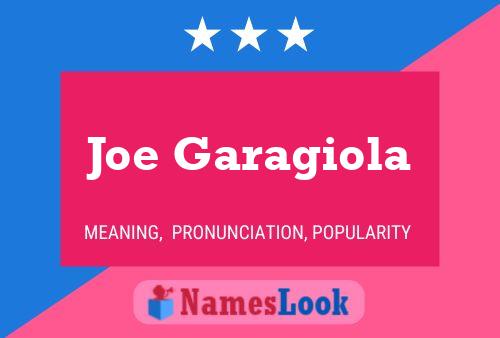 Poster del nome Joe Garagiola