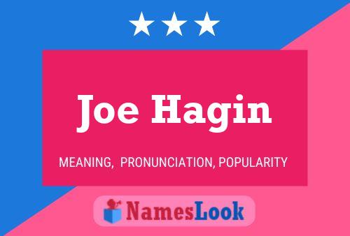 Poster del nome Joe Hagin