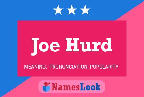 Poster del nome Joe Hurd