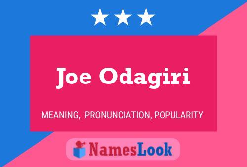 Poster del nome Joe Odagiri