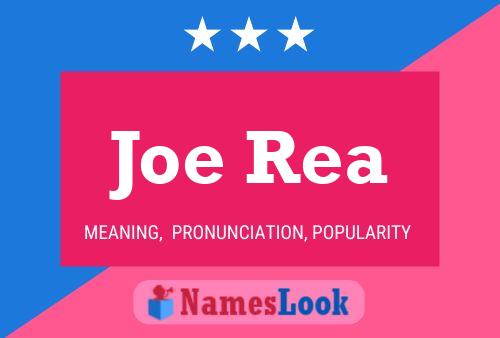 Poster del nome Joe Rea