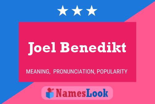 Poster del nome Joel Benedikt