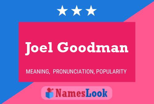 Poster del nome Joel Goodman