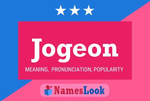 Poster del nome Jogeon