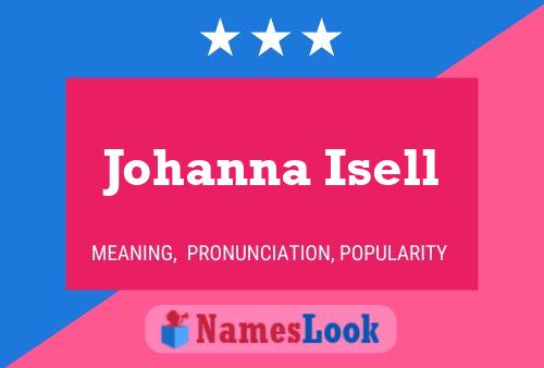 Poster del nome Johanna Isell