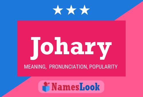 Poster del nome Johary