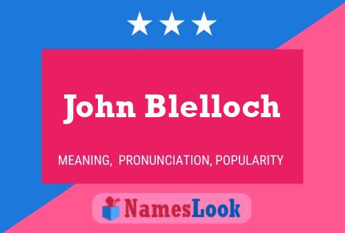 Poster del nome John Blelloch