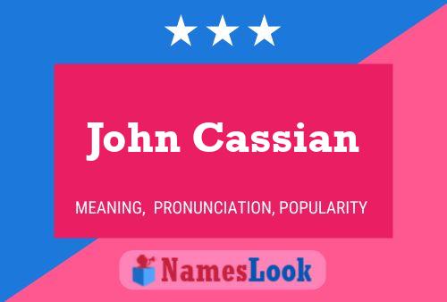 Poster del nome John Cassian