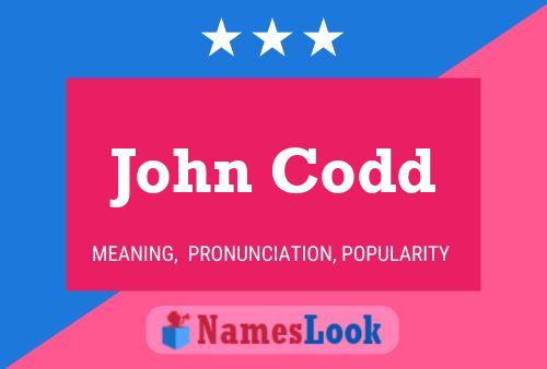 Poster del nome John Codd