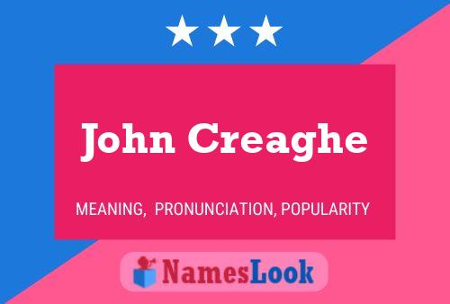 Poster del nome John Creaghe