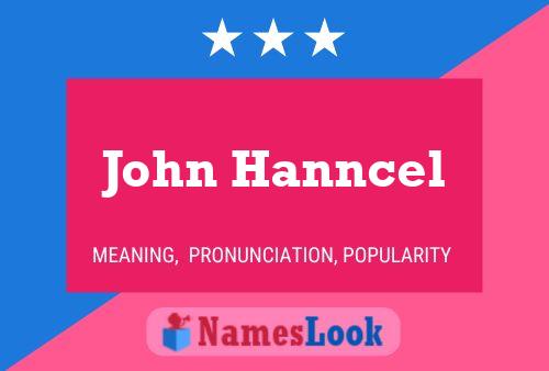 Poster del nome John Hanncel