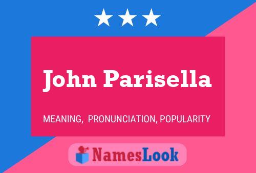 Poster del nome John Parisella