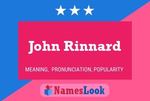 Poster del nome John Rinnard