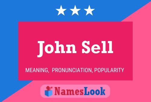 Poster del nome John Sell