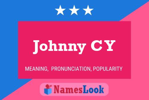 Poster del nome Johnny C Y