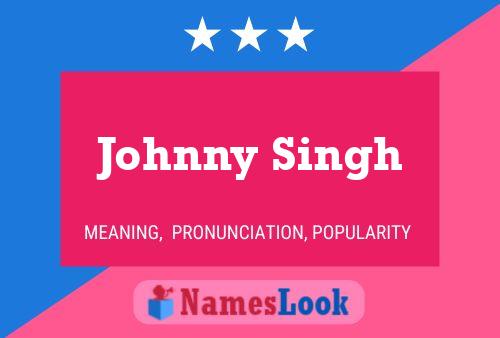 Poster del nome Johnny Singh