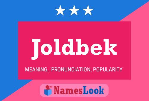 Poster del nome Joldbek