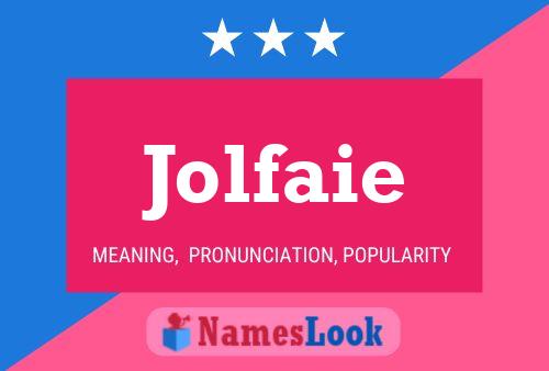 Poster del nome Jolfaie