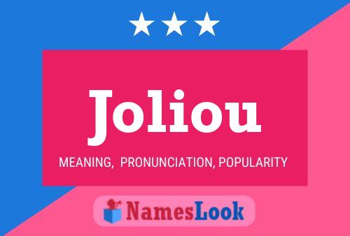 Poster del nome Joliou