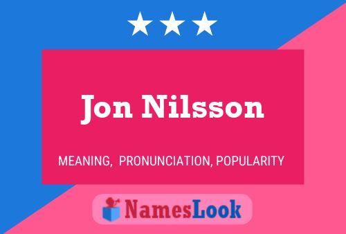 Poster del nome Jon Nilsson