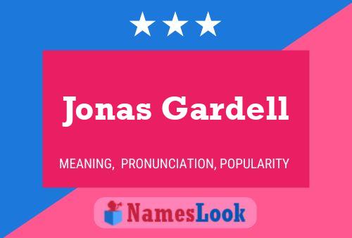 Poster del nome Jonas Gardell