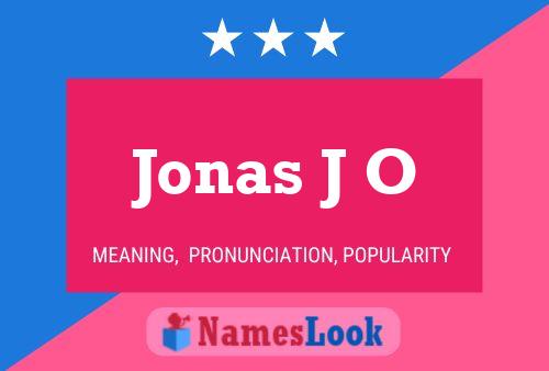 Poster del nome Jonas J O