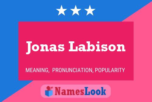 Poster del nome Jonas Labison