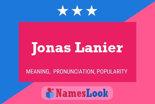 Poster del nome Jonas Lanier