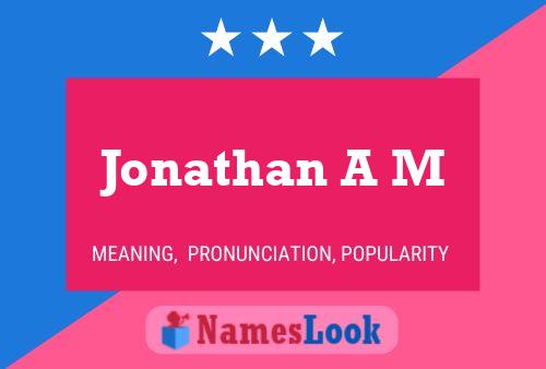 Poster del nome Jonathan A M