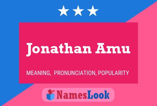 Poster del nome Jonathan Amu