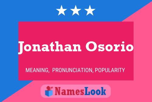 Poster del nome Jonathan Osorio