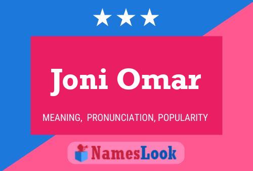 Poster del nome Joni Omar