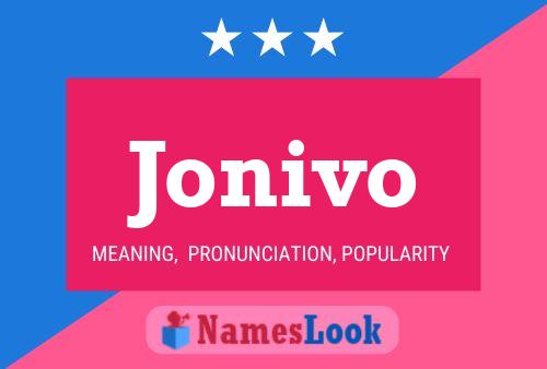 Poster del nome Jonivo