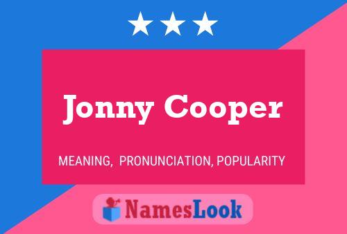 Poster del nome Jonny Cooper