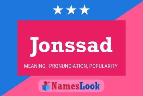 Poster del nome Jonssad