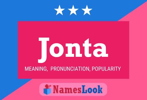 Poster del nome Jonta