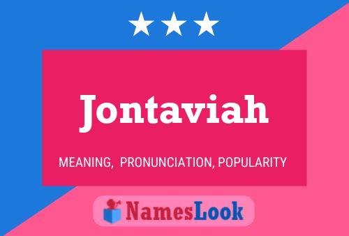 Poster del nome Jontaviah