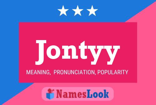 Poster del nome Jontyy