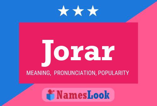 Poster del nome Jorar