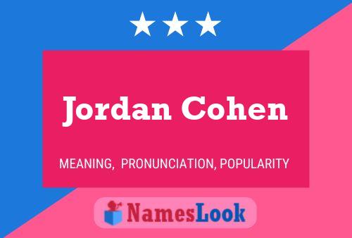 Poster del nome Jordan Cohen