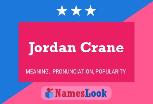 Poster del nome Jordan Crane