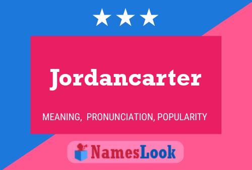 Poster del nome Jordancarter