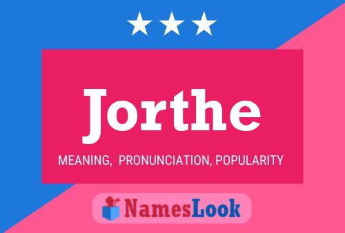 Poster del nome Jorthe