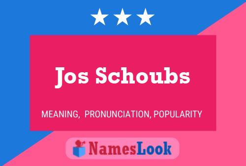 Poster del nome Jos Schoubs