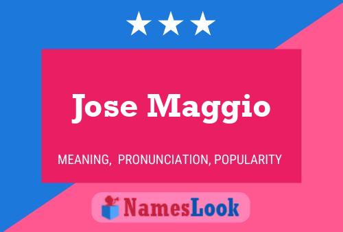 Poster del nome Jose Maggio