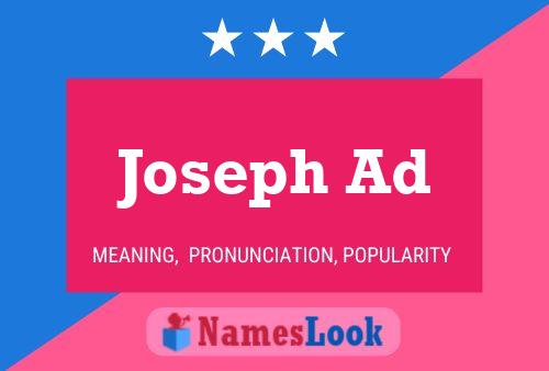 Poster del nome Joseph Ad