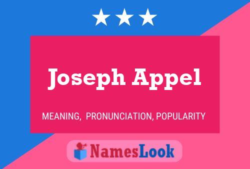 Poster del nome Joseph Appel